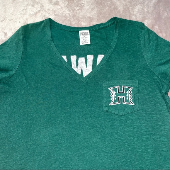 Pink Hawaii shirt sequined letters size M - Picture 5 of 6